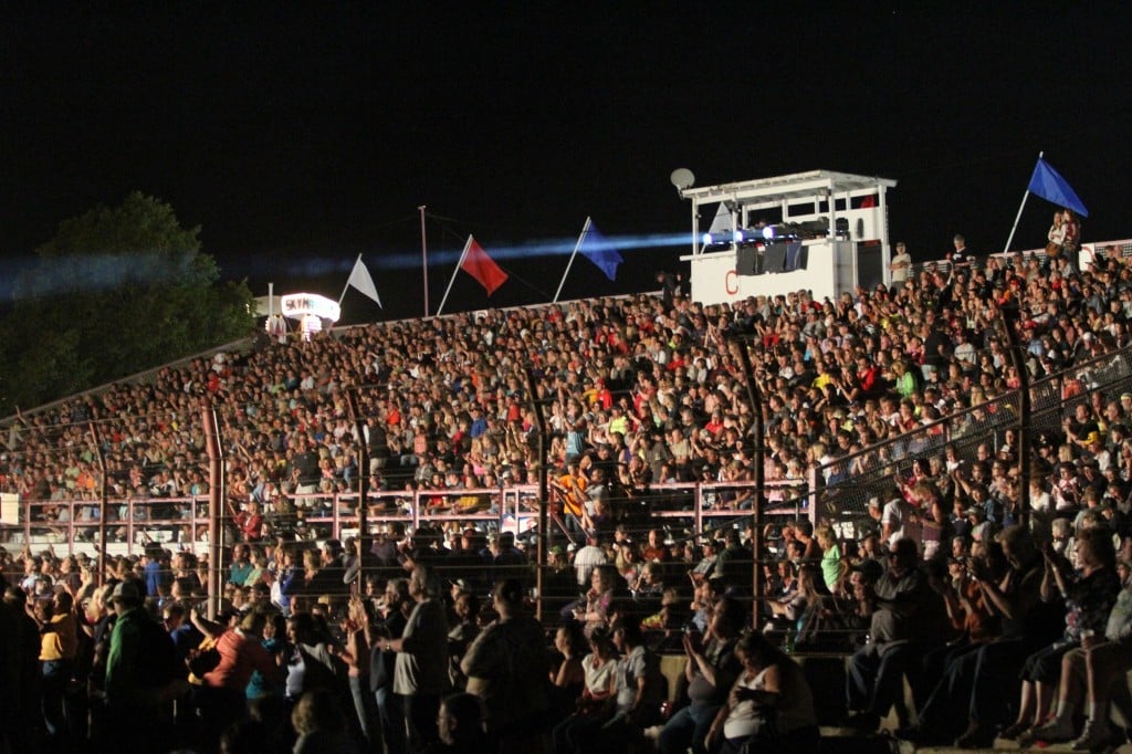 Dodge County Fair Full Grandstand Crowd