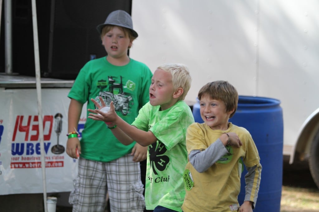 Kids Games in Radio Park at the Dodge County Fair