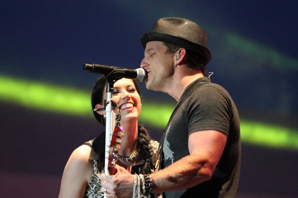 Thompson Square performed on Saturday, August 17, 2013 at the Dodge County Fair