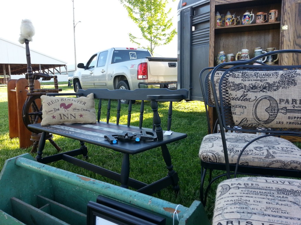 Rummage and unique items at the first Flea Market May 31, 2014