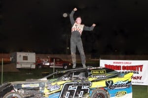 Colten VanHierden claimed the Sport Mod Feature Win at the first ever DCSA promoted local #DirtTrack Racing on the Horsepower Half Mile at the Dodge County Fairgrounds Speedway on Sunday Night, September 7th, 2014.