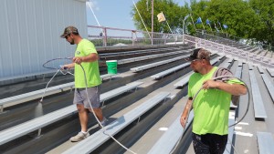 Schweitzer Spray Coatings Grandstand Roof Fairgrounds