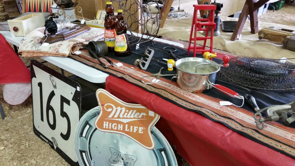 Signs and Rare Items at Dodge County Flea Market