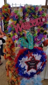 Handmade Wreaths at the Dodge County Flea Market