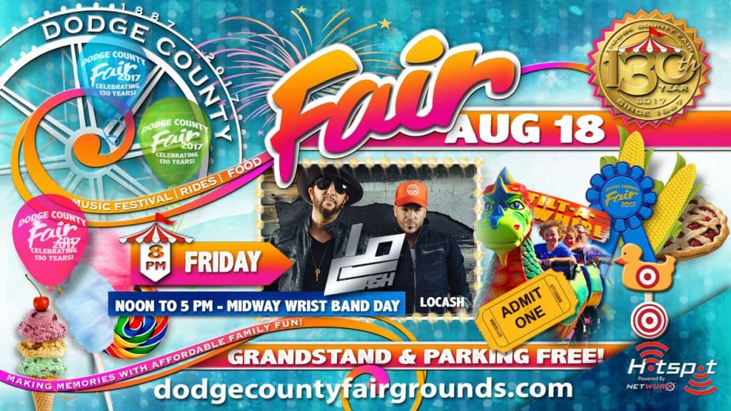 2017 Dodge County Fair Friday August 18