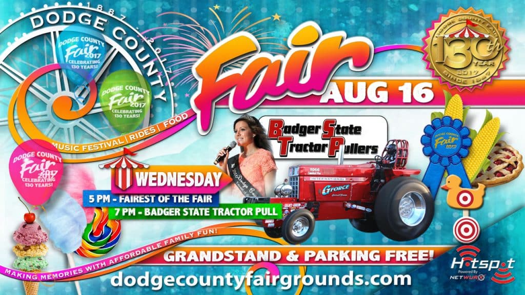 2017 Dodge County Fair Wednesday August 16