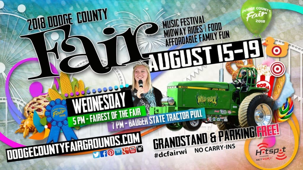 Wednesday at the County Fair Dodge County Fairgrounds