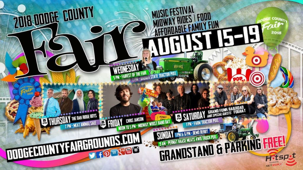 2018 Dodge County Fair August Advertisement