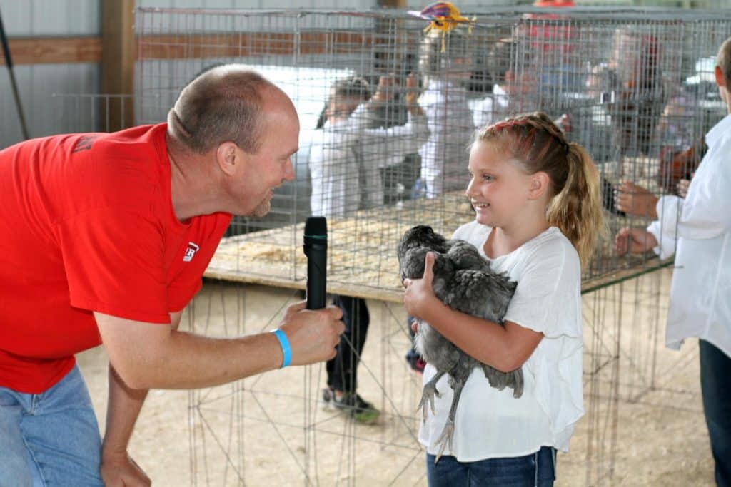 Dan Schwandt interviews Junior Fair Poultry