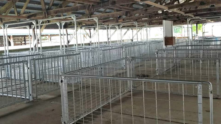 Pig-pen overhaul complete | Dodge County Fairgrounds