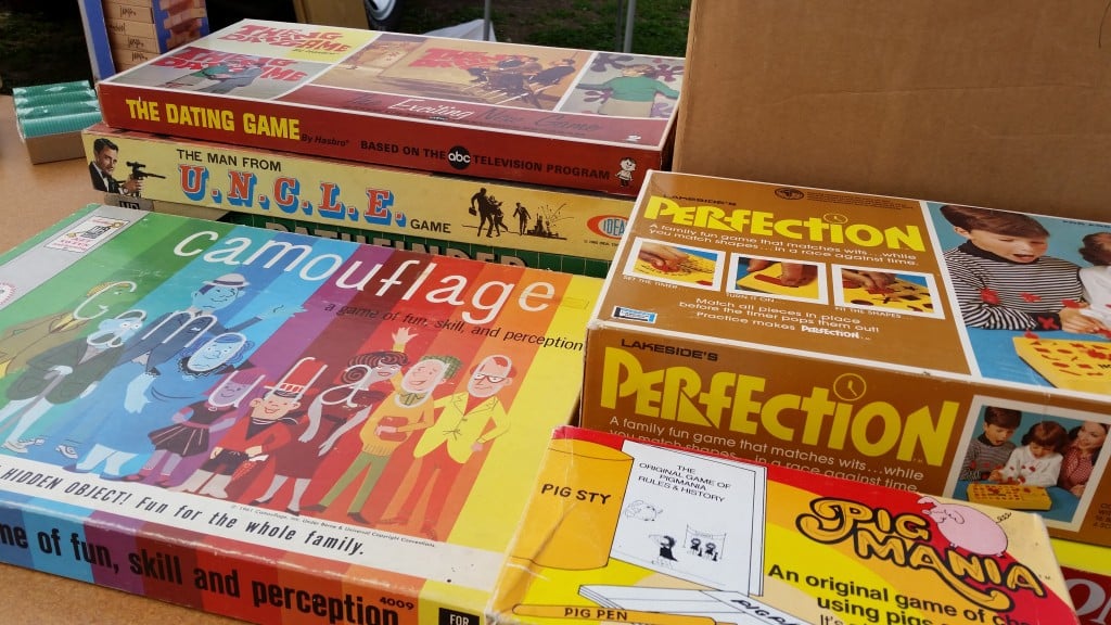 Flea Market collectible vintage board games