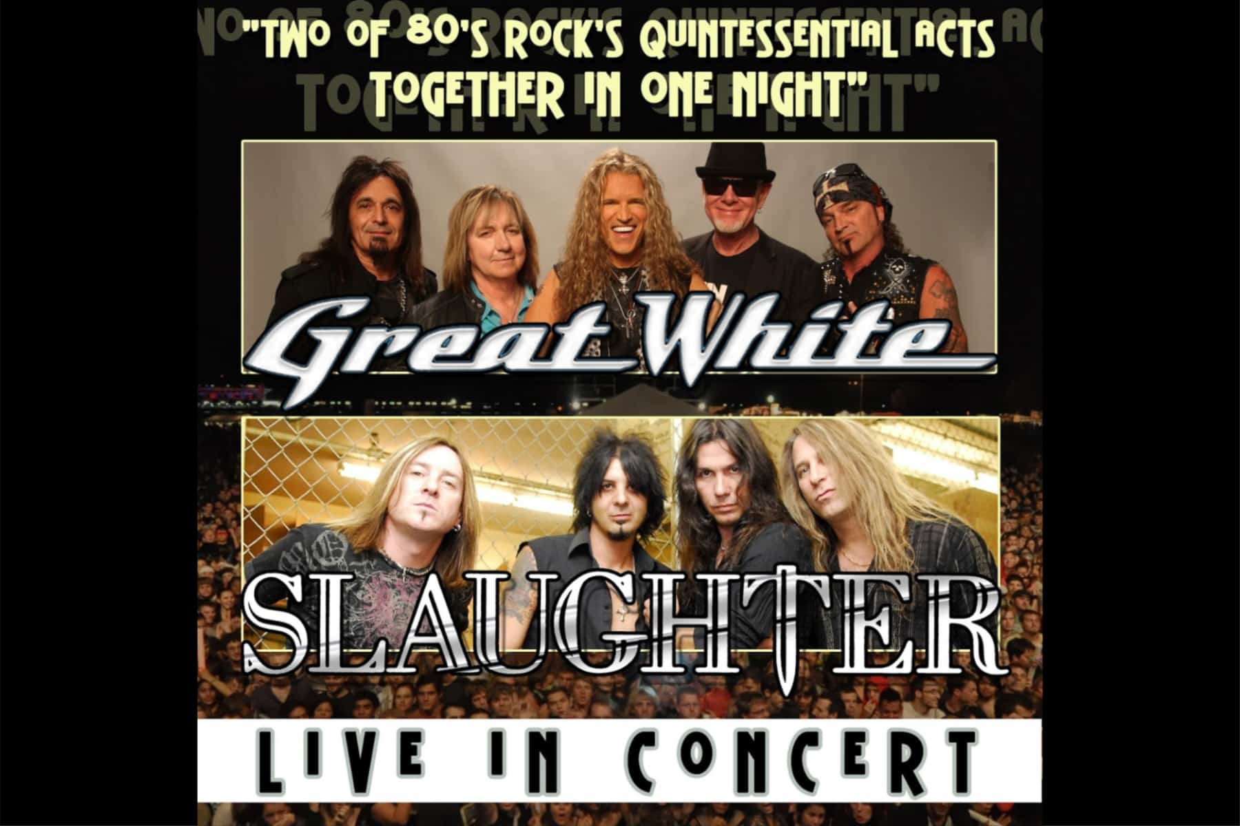 Great White Slaughter tour Beaver Dam Wisconsin