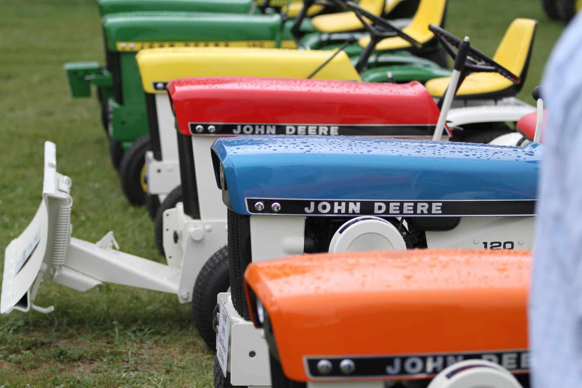 John Deere Patio Tractors Show Dodge County Fairgrounds
