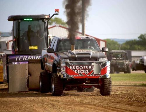 Evening of truck and tractor pulling to pull-in crowds to Beaver Dam, July 8