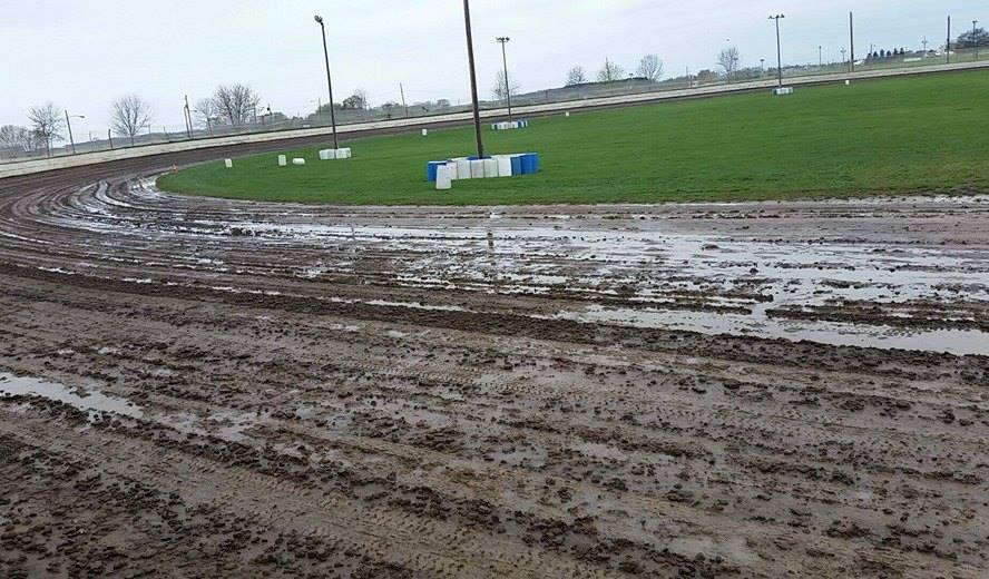 Rainout Too Much Water Racetrack Mud