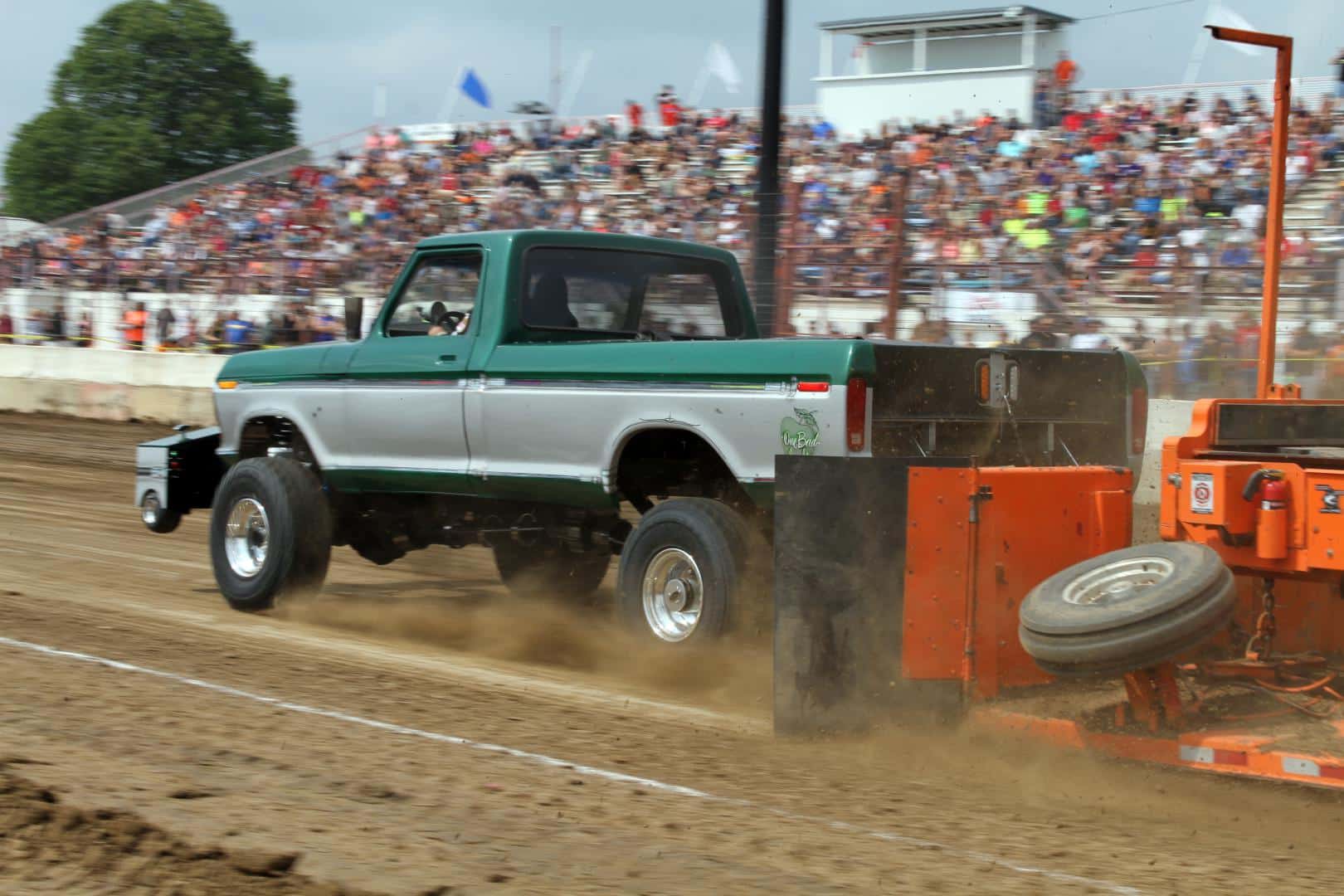 Two Tone Chevy Badger Truck Pulling Wisconsin