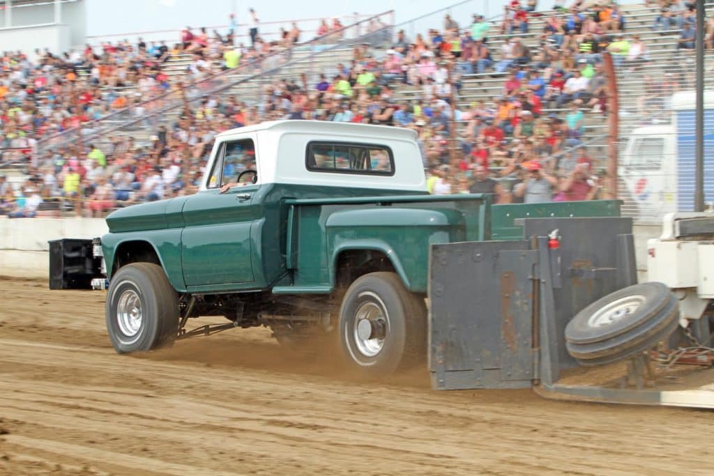 Vintage Ford Truck Pull Dodge County Fair