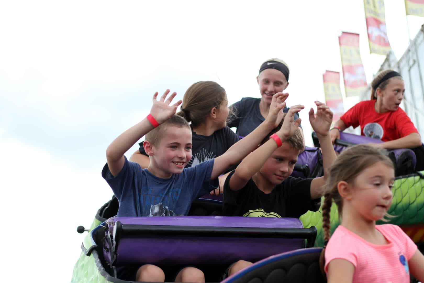 Wisconsin Fair Roller Coaster AP Carnival